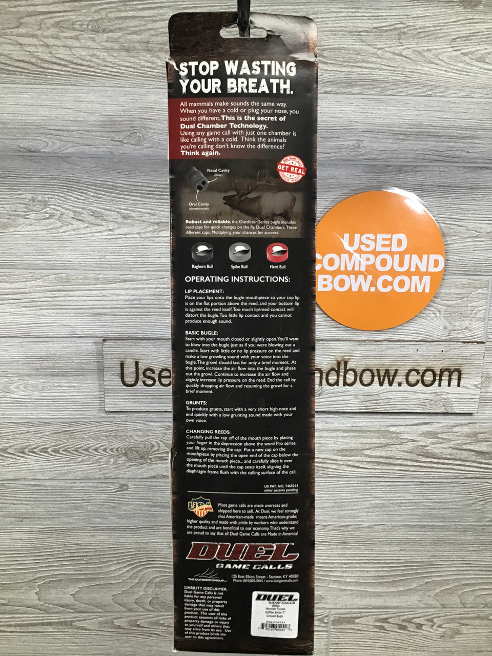 Duel Game Calls Mountain Thunder 17" Compact Outfitter Bugle Series