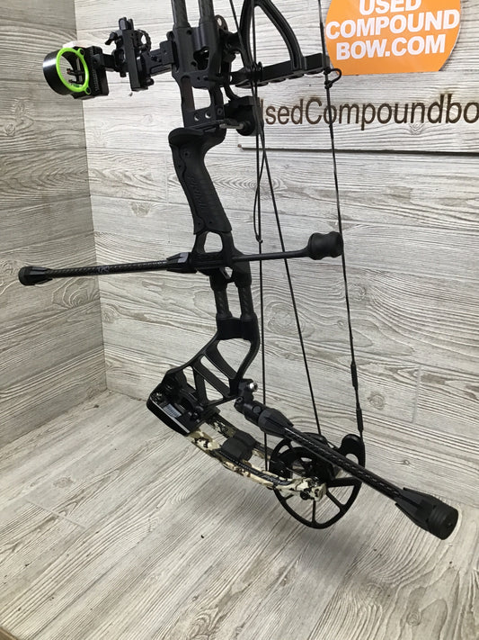 Used Prime Form 30 50-60#/28" Black riser/Camo limb LOADED PACKAGE