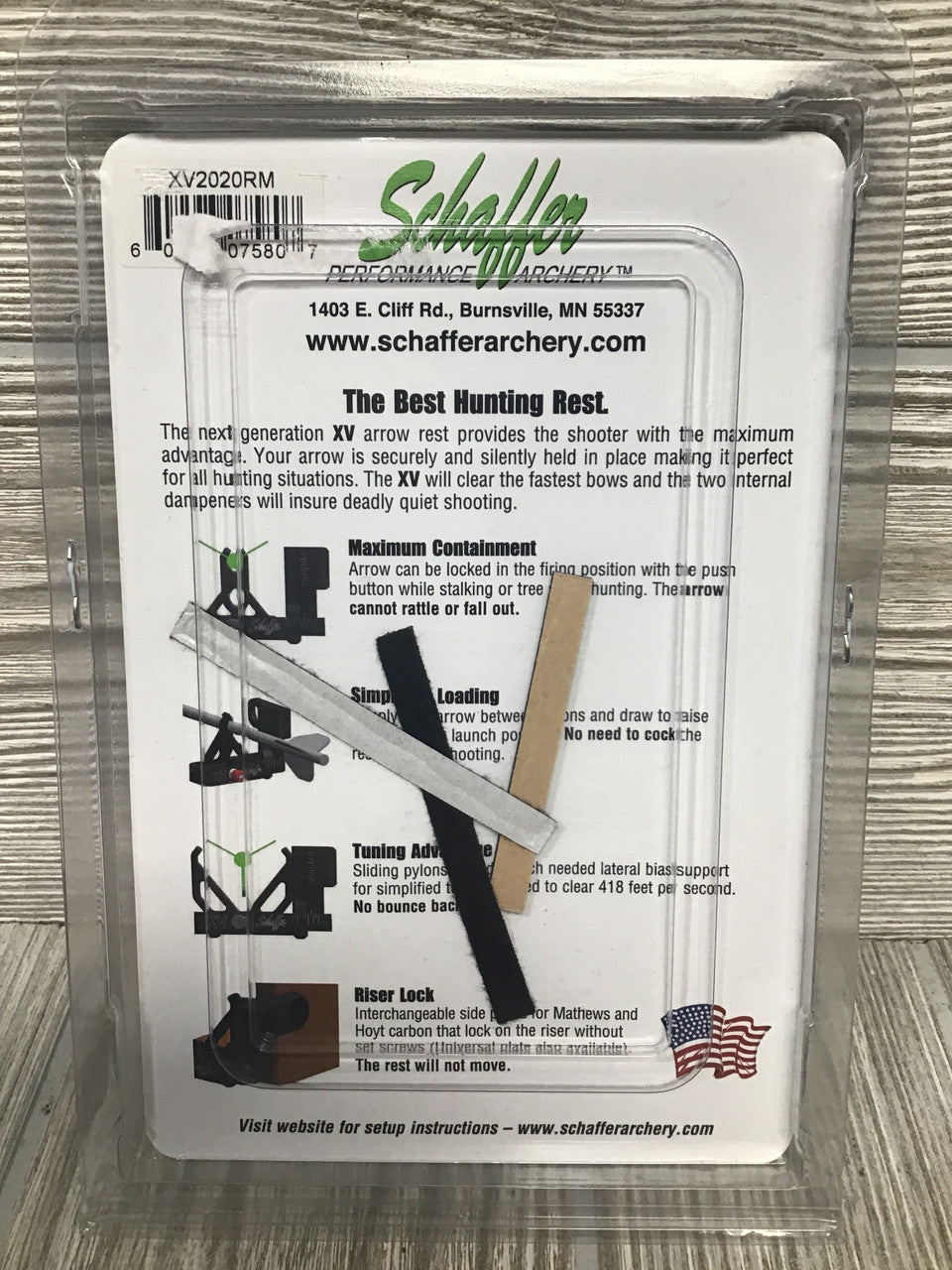 Schaffer XV Arrow Rest RH Mathews Mount Brand NEW