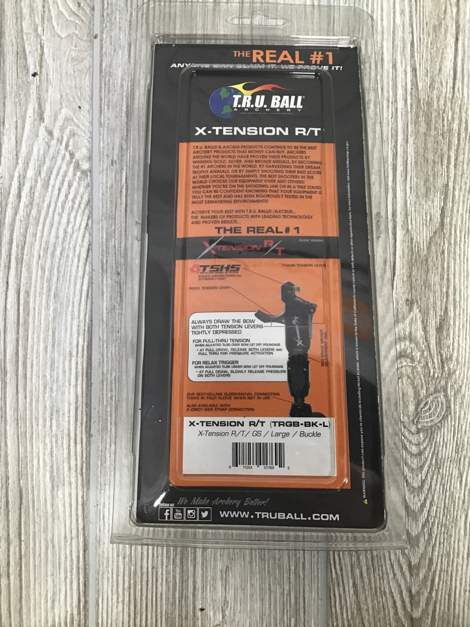 Tru Ball X-Tension R/T/GS/Large/Buckle release