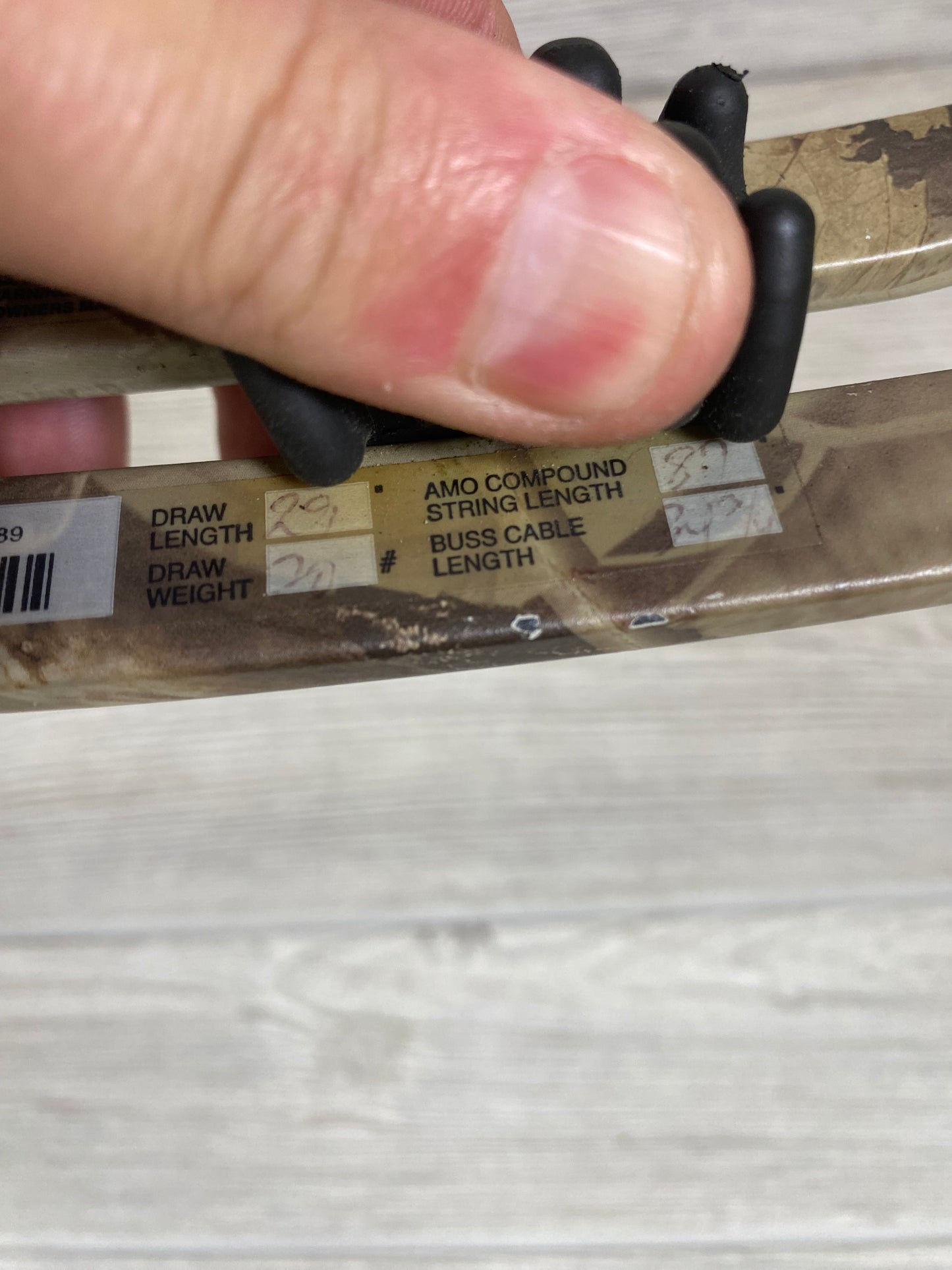Bear Element RH 70# 29"