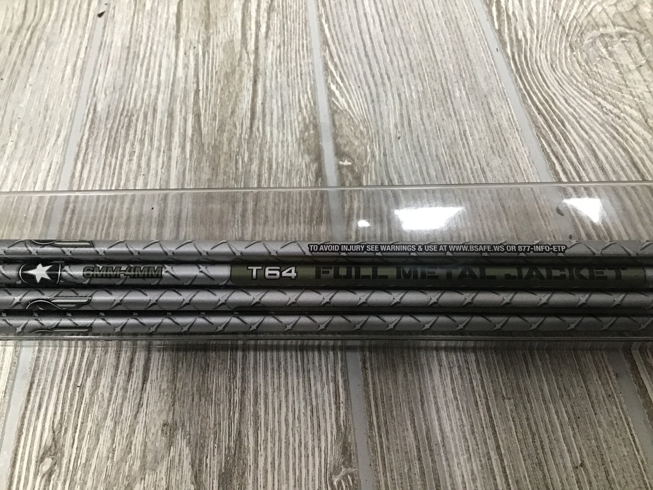 EASTON T64 6mm-4mm 7.9 Shafts DOZ BRAND NEW (comes with components) tapered FMJ