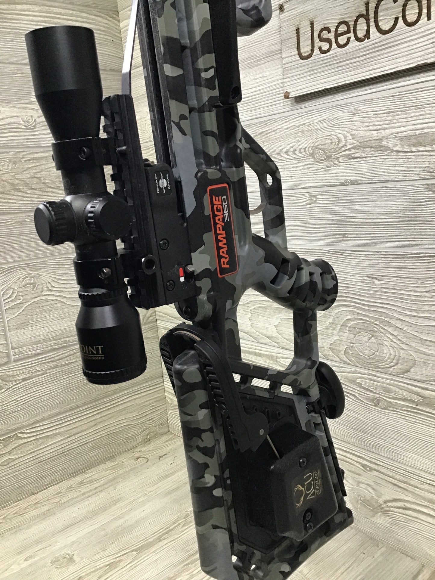 Used Wicked Ridge Rampage 360 W/AcuDraw Crossbow package