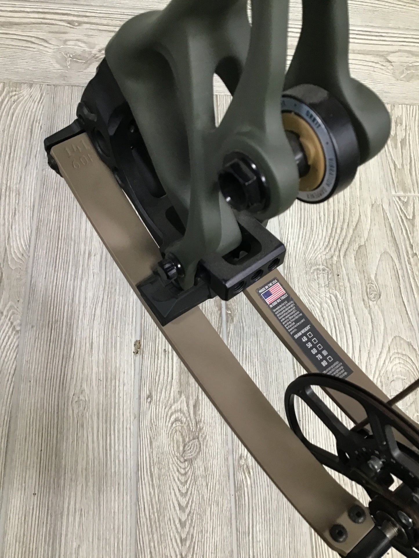 Bowtech Carbon One OD Green W/ FDE Limbs 60-70# RH Package