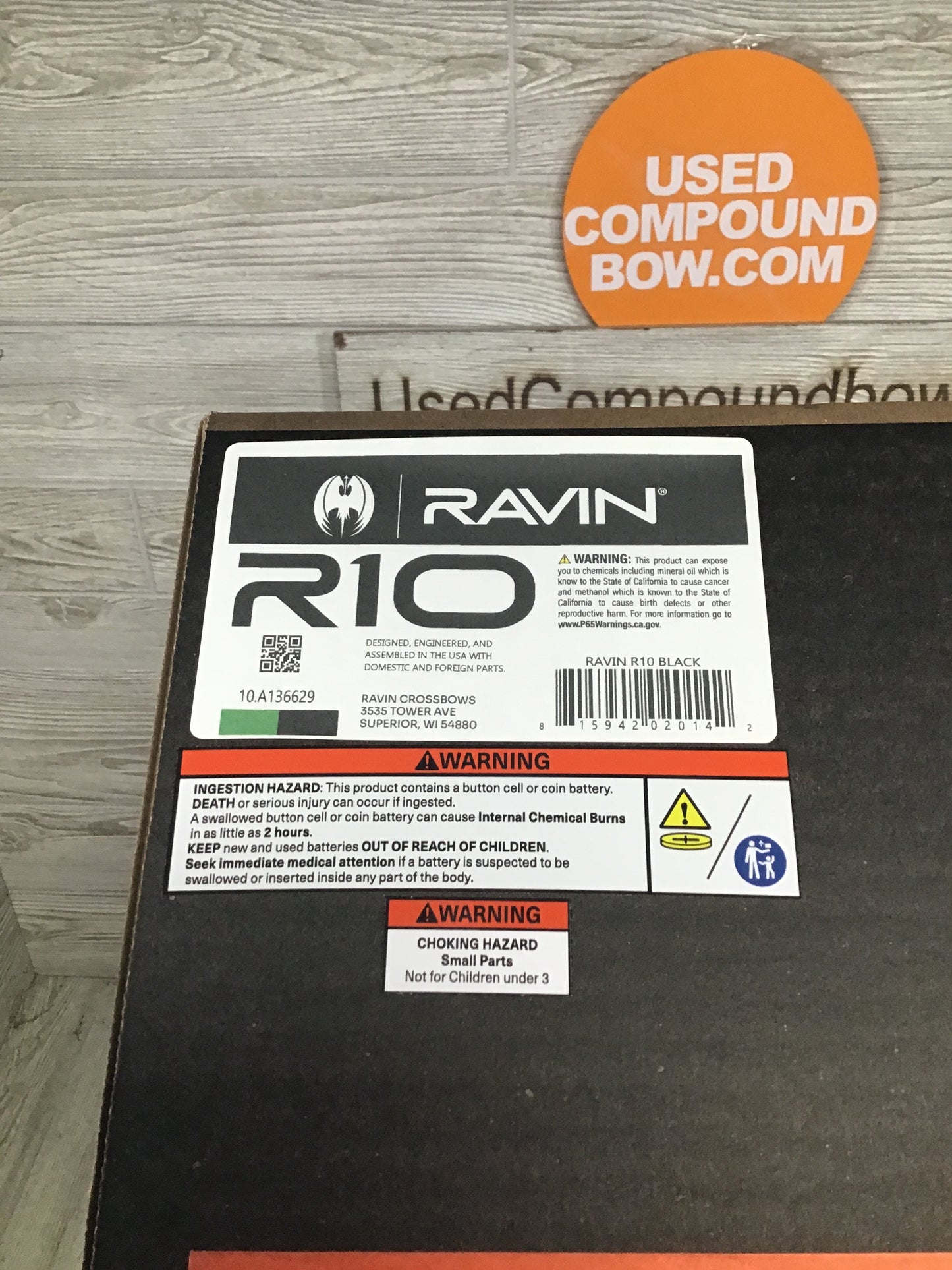 Brand new Ravin R10 crossbow package R014 NEW IN BOX of lighted bolts, Case, Broadheads, Serving Fluid, and Sling