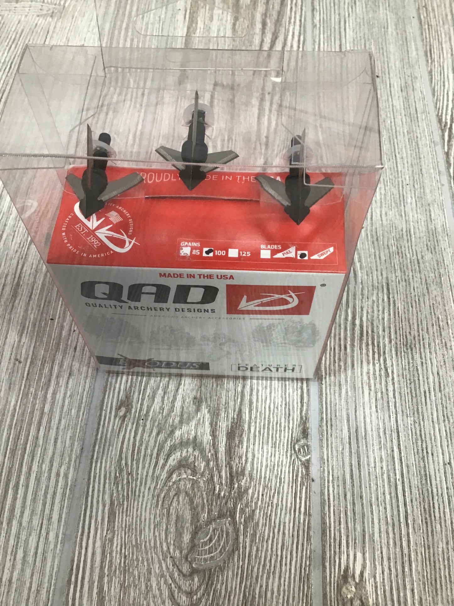 QAD Exodus Broadhead - 100 Grain - Swept Blade
