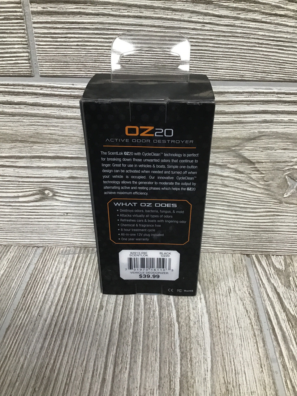 ScentLok OZ Vehicle Deodorizer