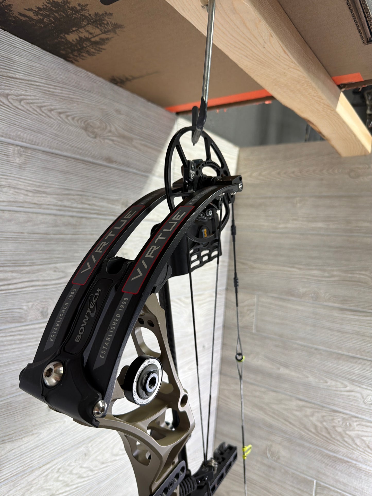 Used Bowtech Virtue Right Hand OD Green 60-70lb Bow Package