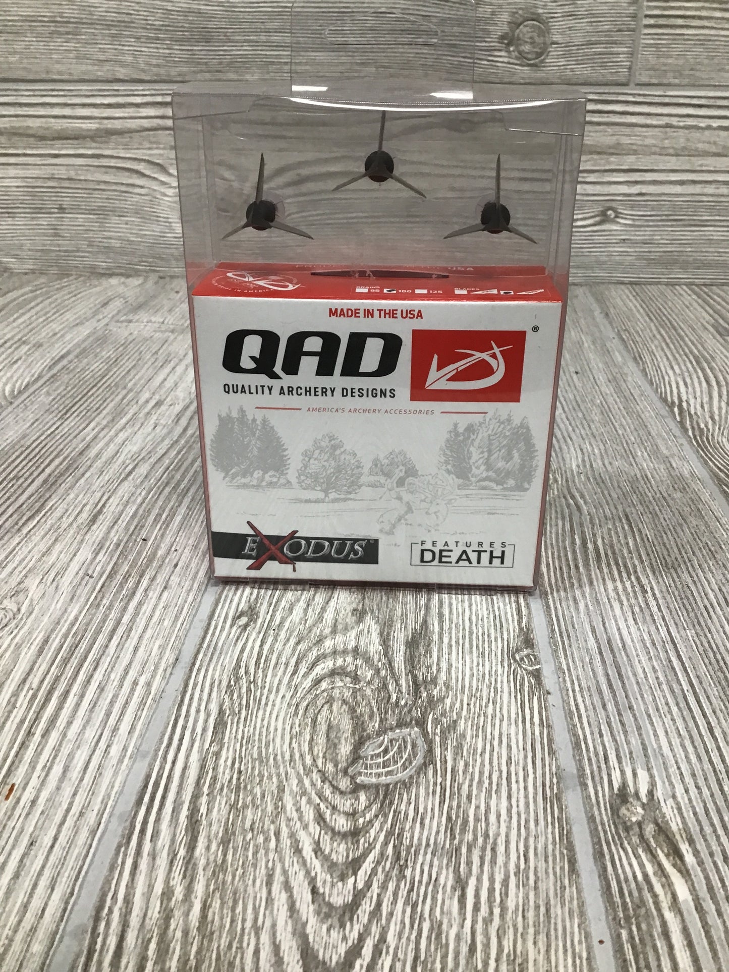 QAD Exodus Broadhead - 100 Grain - Swept Blade