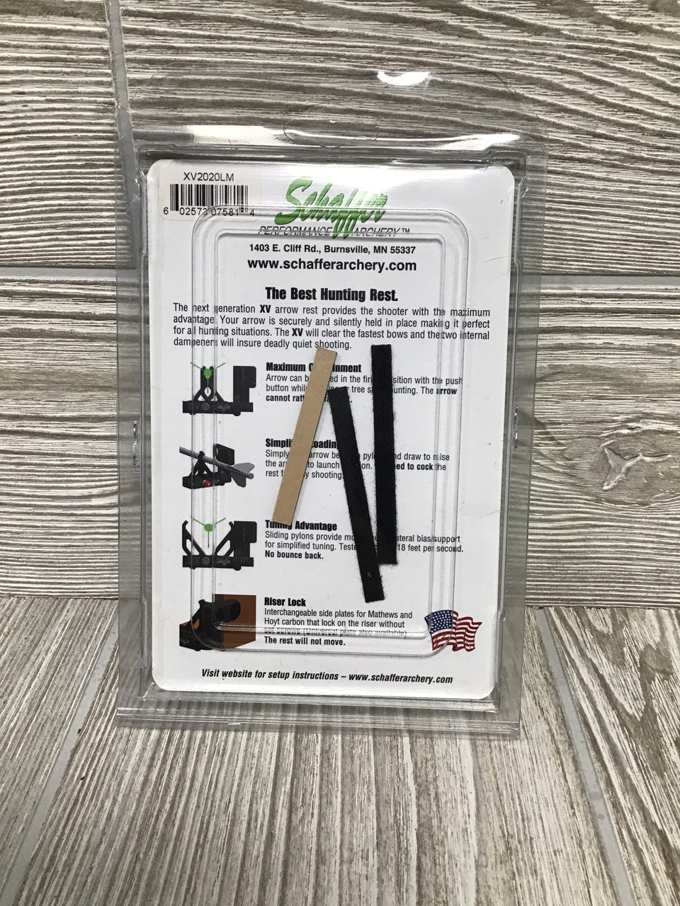 Schaffer Opposition XV Arrow Rest LH Mathews Mount Brand