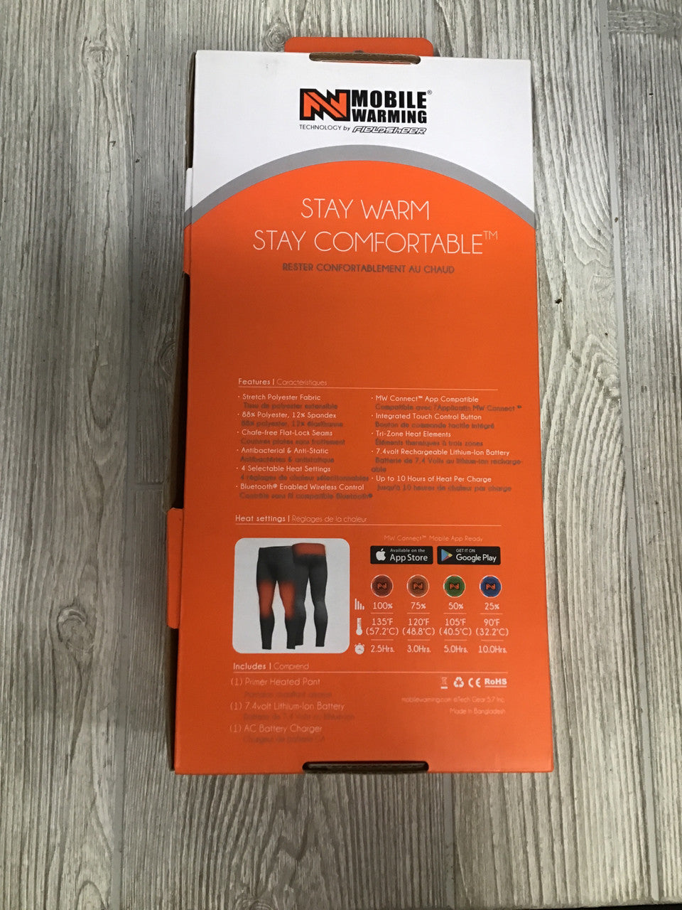 Mobile Warming Primer Men's Heated Pant 7.4V XL