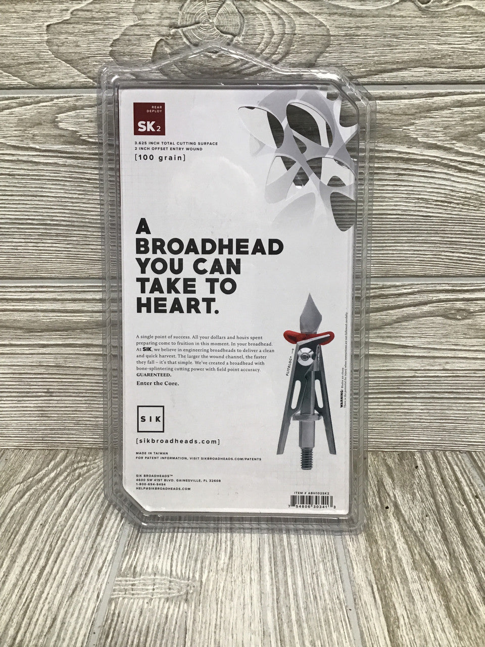 Sik SK2 2" 100 Grain Expandable Broadhead 3 Pack