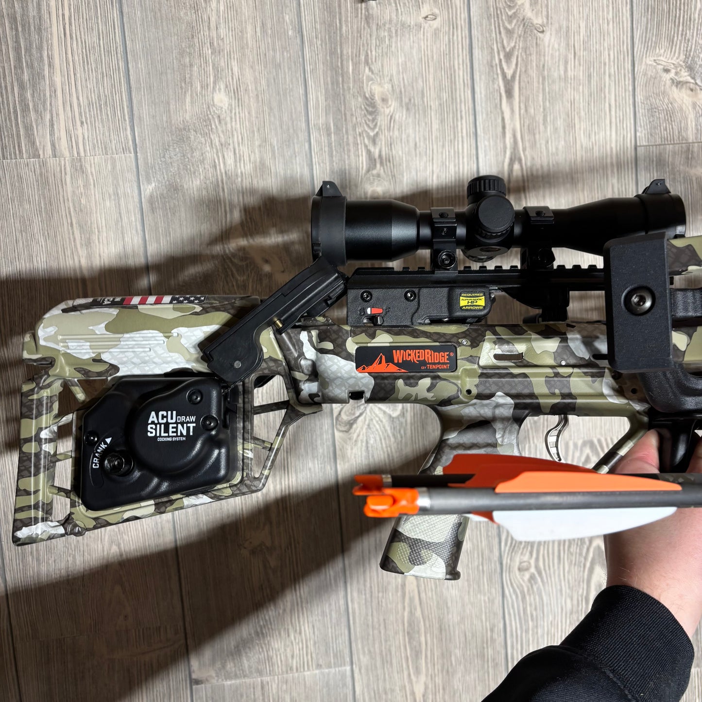 Used Wicked Ridge RDX 410 Crossbow Package