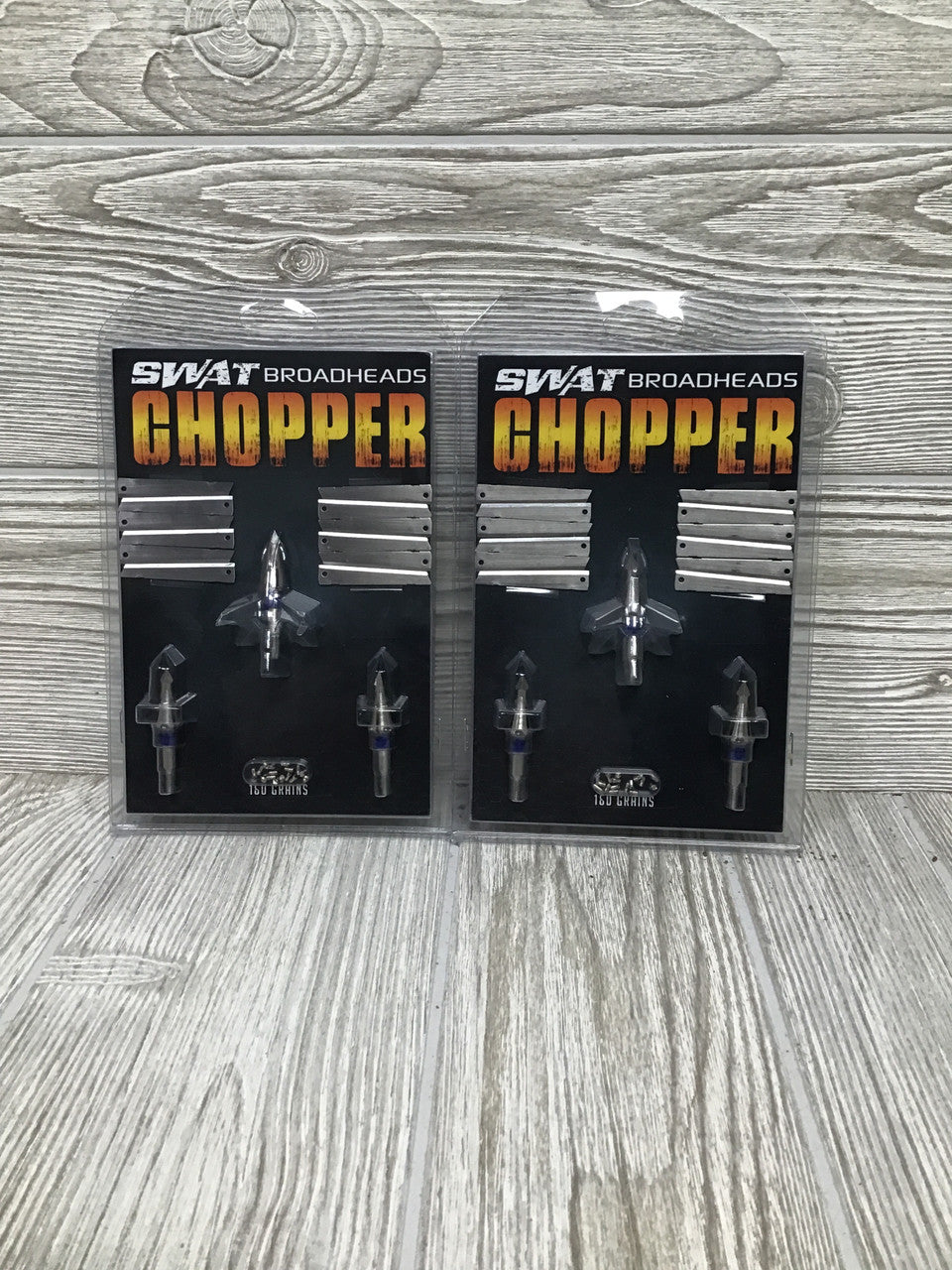 Swat Chopper Broadhead 160 Grain Two 3 pack Package