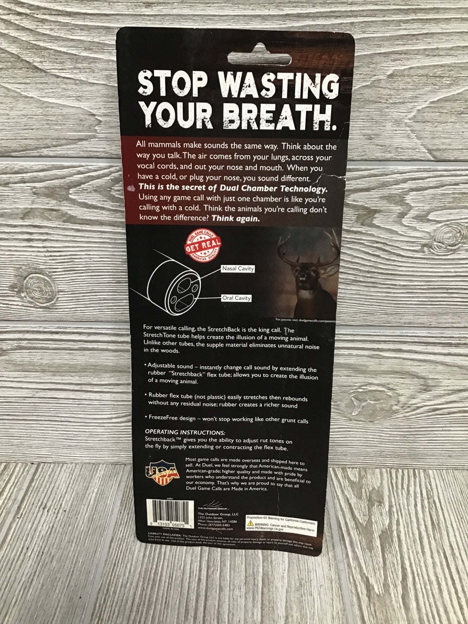 Duel Game Calls Strechback Grunt Call