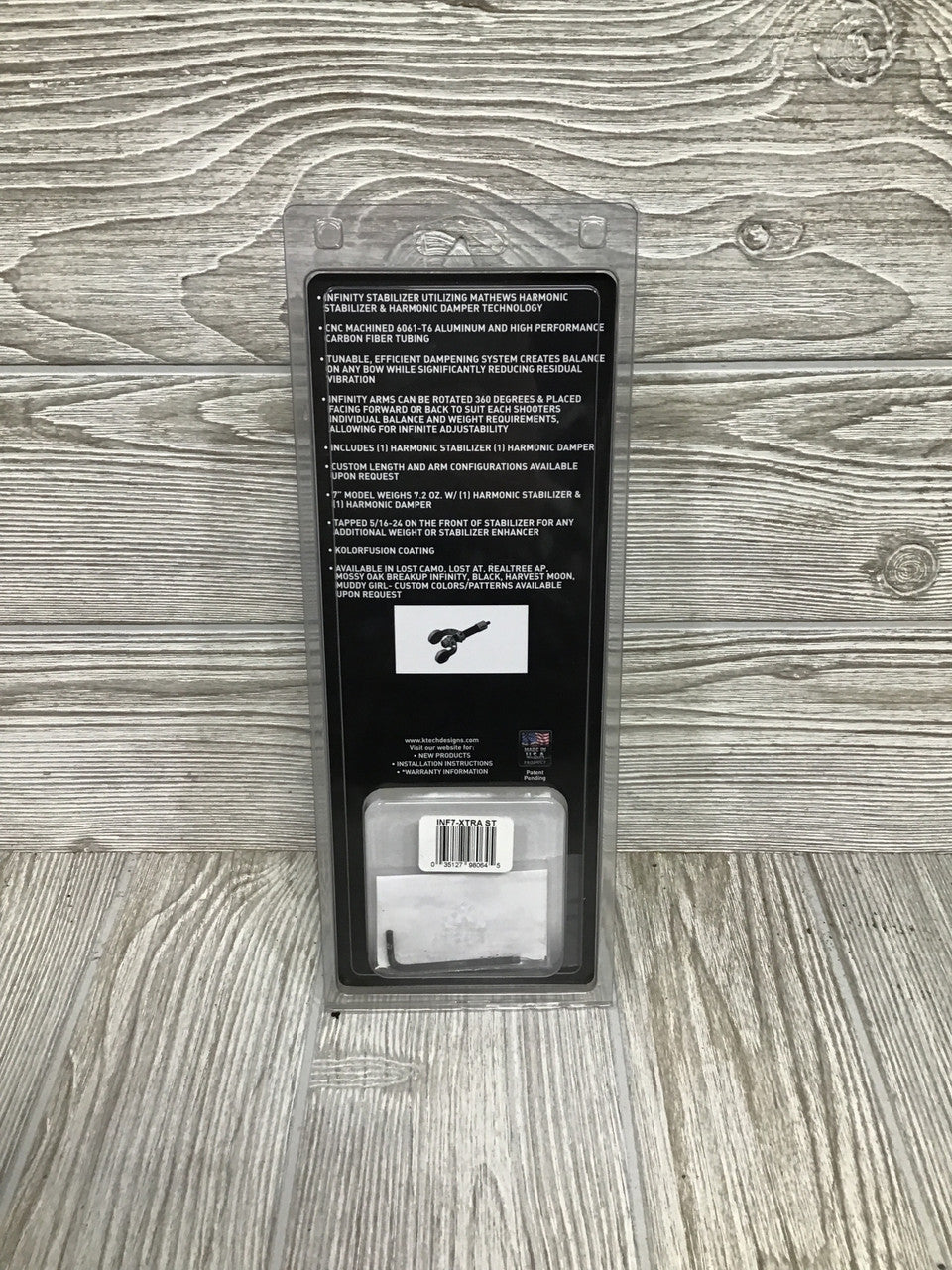Ktech Design Infinity 7" - 5/16 - 7.2 oz - Realtree - Stabilizer