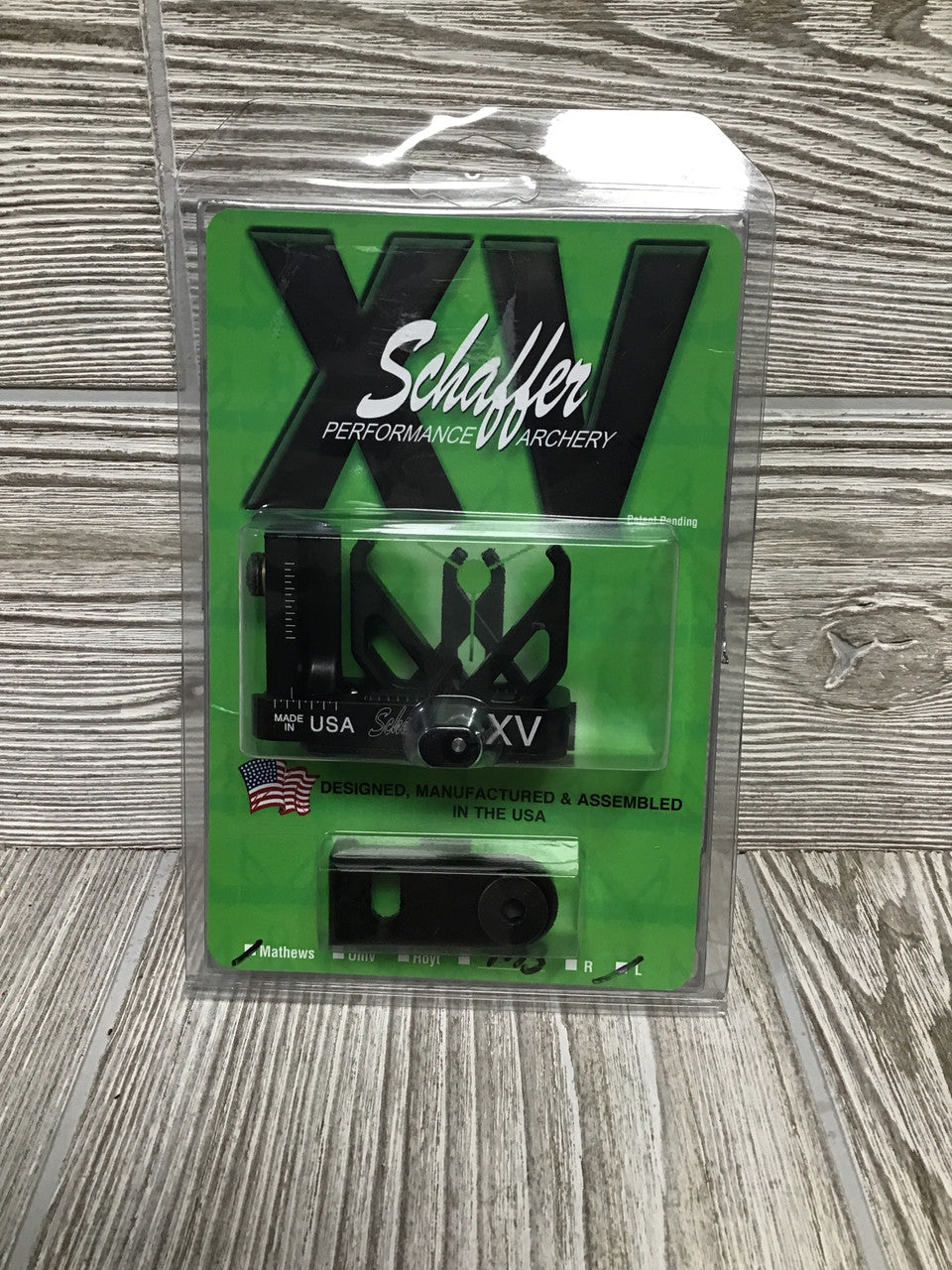 Schaffer Opposition XV Arrow Rest LH Mathews Mount Brand