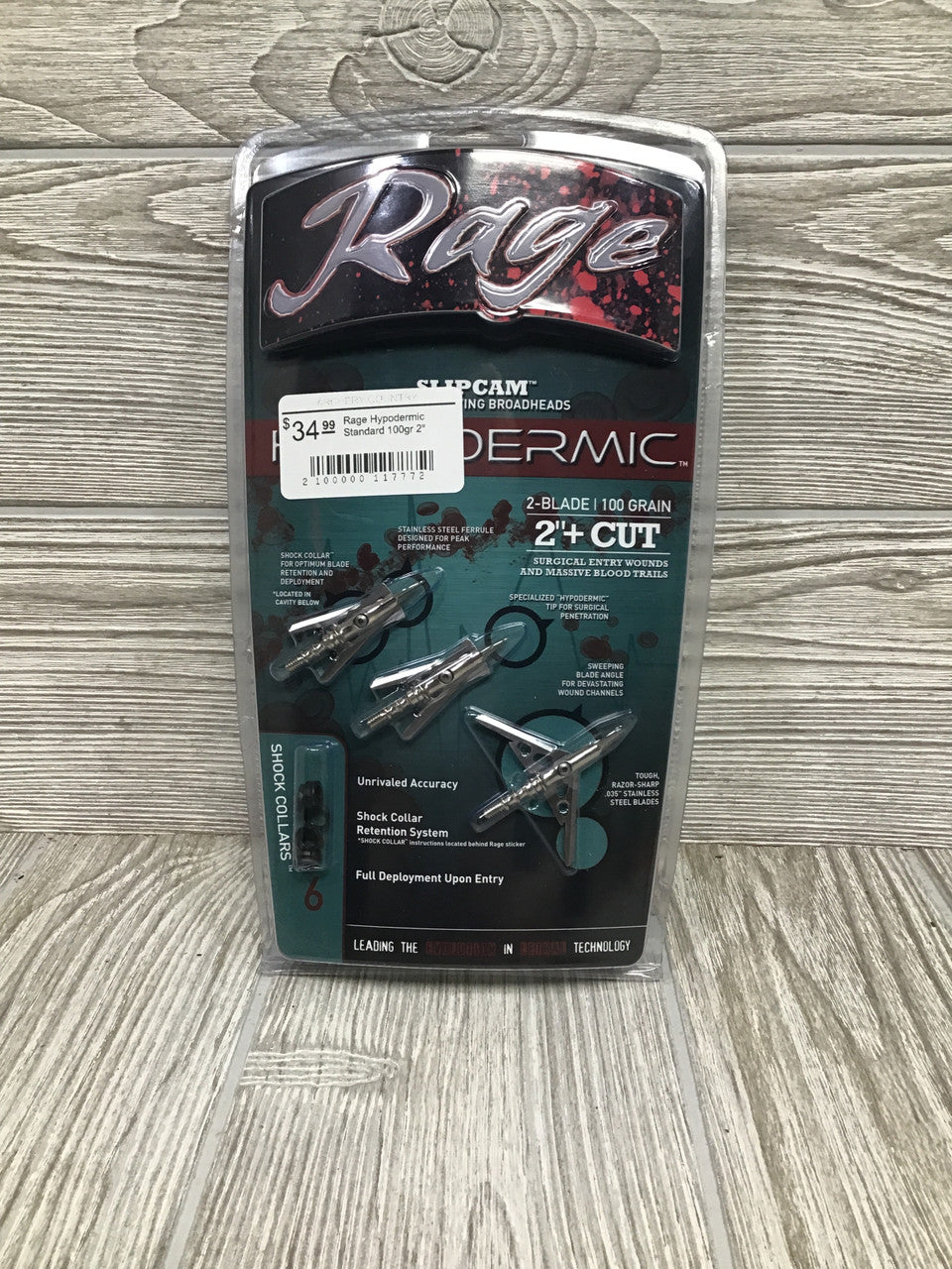 Rage Hypodermic 100 Grain 2"