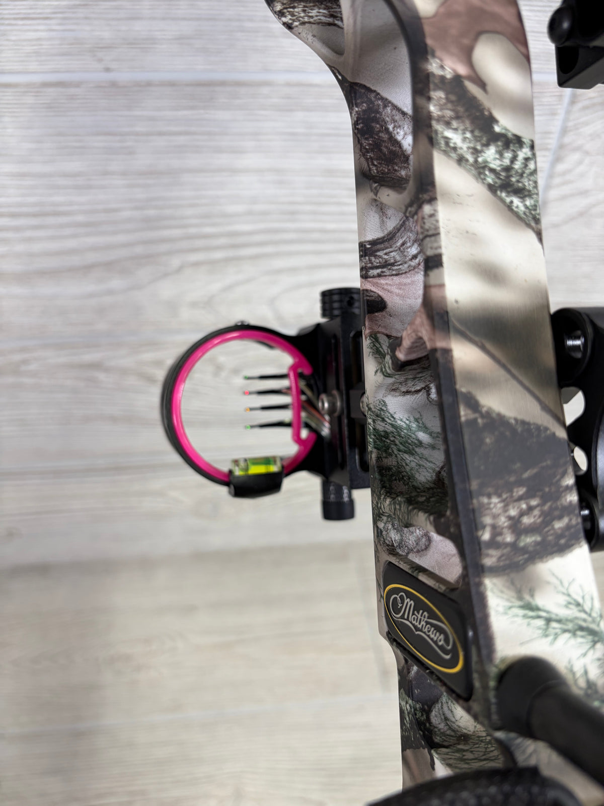 Used Mathews Avail RH Lost XD camo bow package 27" 50#