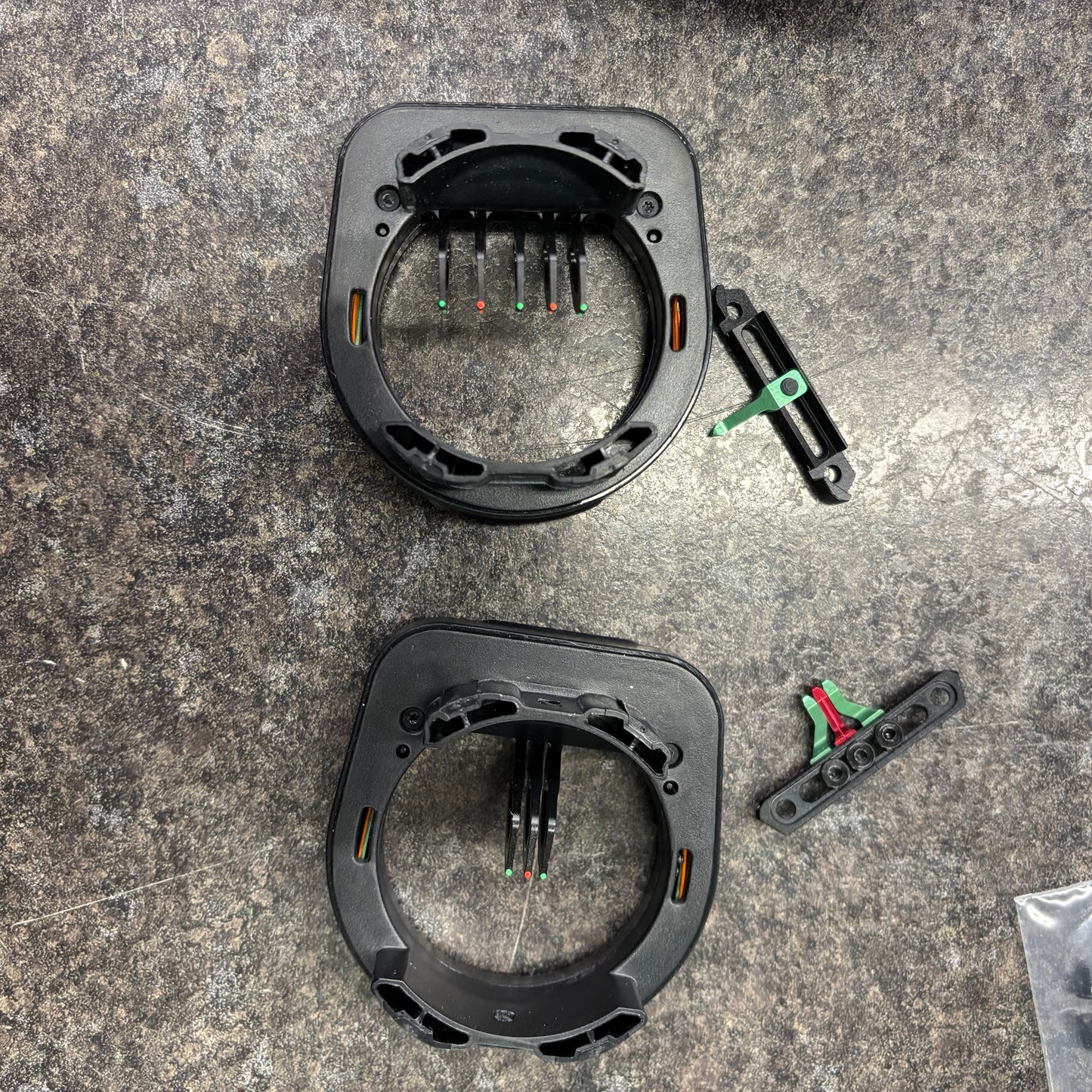 Used Ultraview UV Slider 2 Picatinny Mount Left Handed 1, 3, and 5 Pin Cartridges