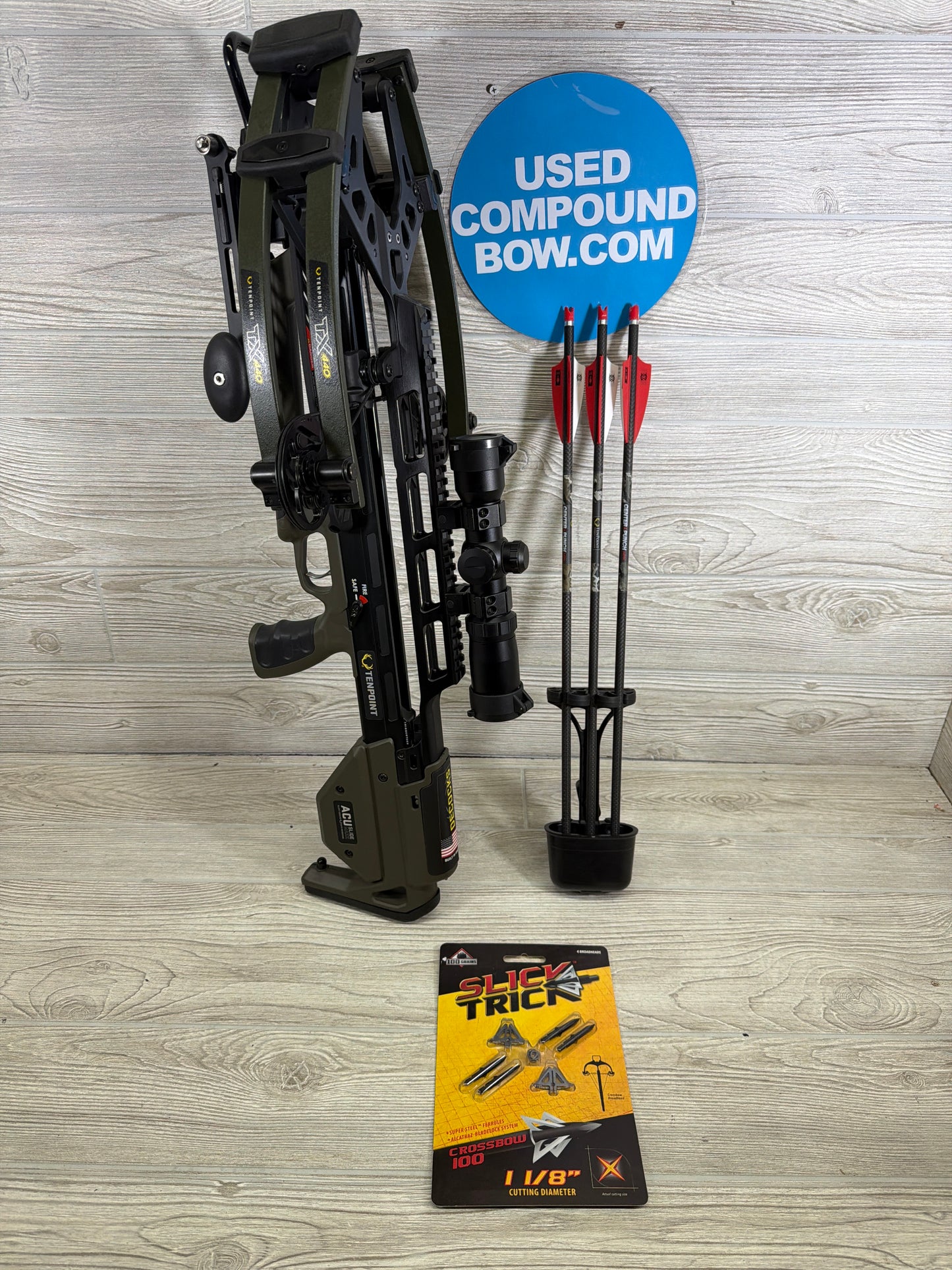 Tenpoint TX-440 Moss Green Crossbow Package