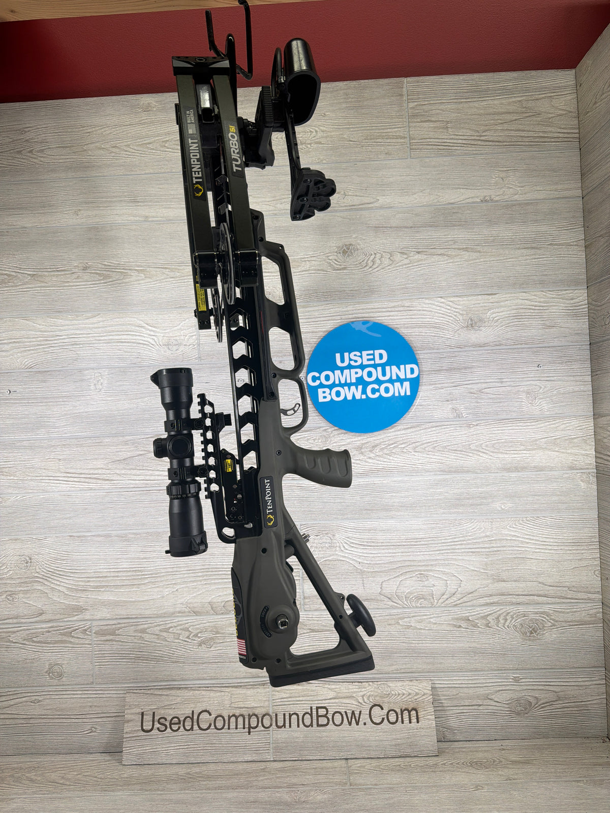 Used Tenpoint Turbo S1 Moss Green Crossbow Pkg