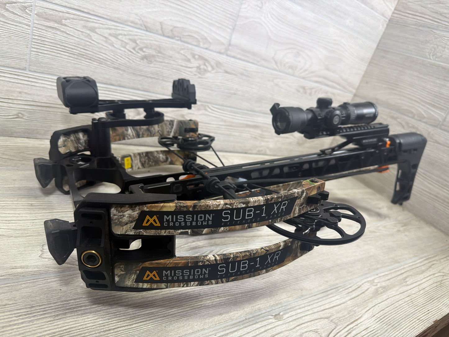 Used Mission Sub-1 XR Realtree Crossbow Package