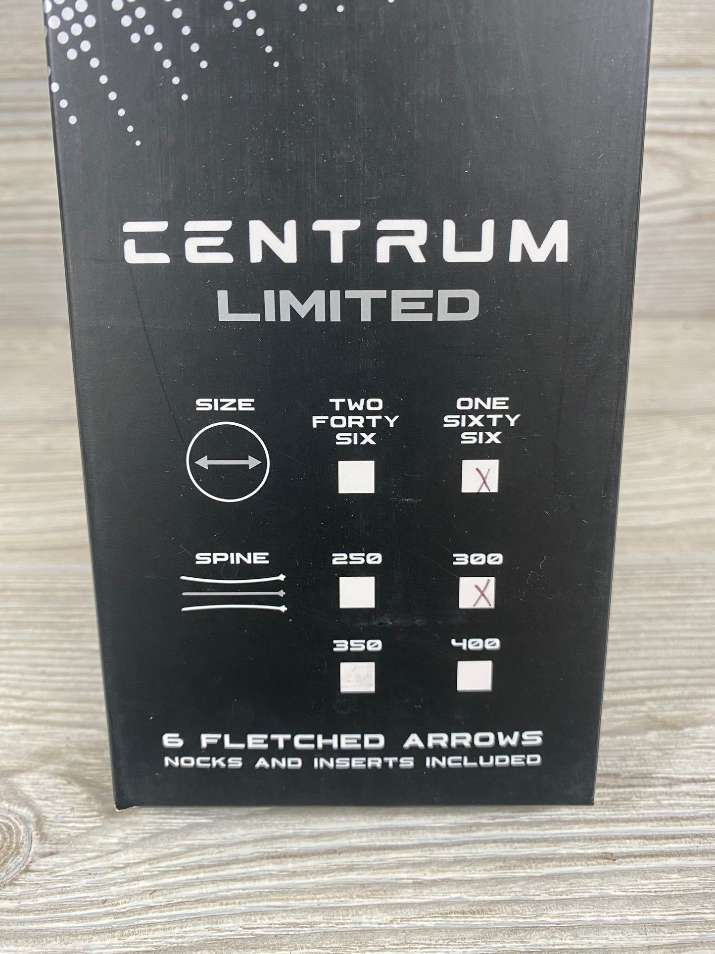 Altra Centrum Limited .166 300 Spine 6pk