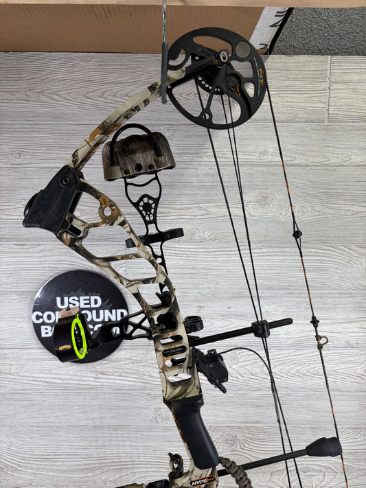 Used Mission Hype DTX Right Hand Camo Bow Pkg