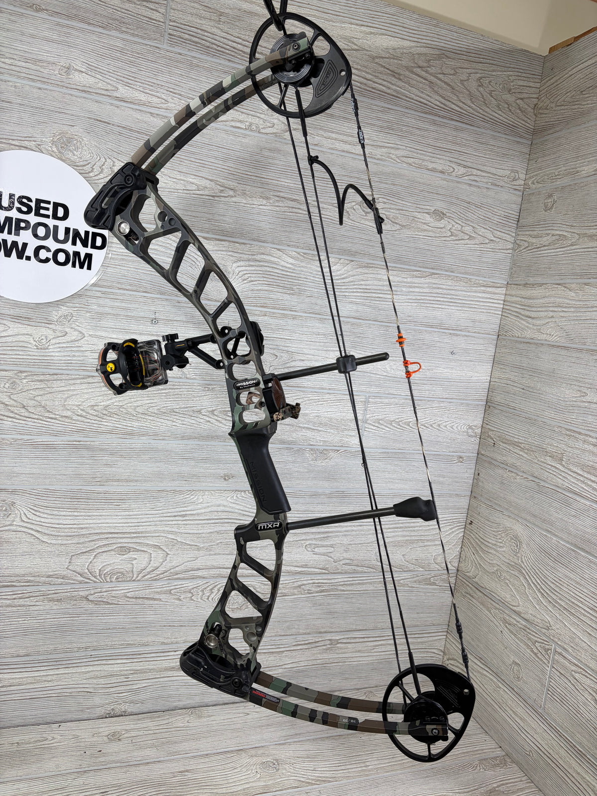 Used Mission MXR RH Camo Ready To hunt PKG