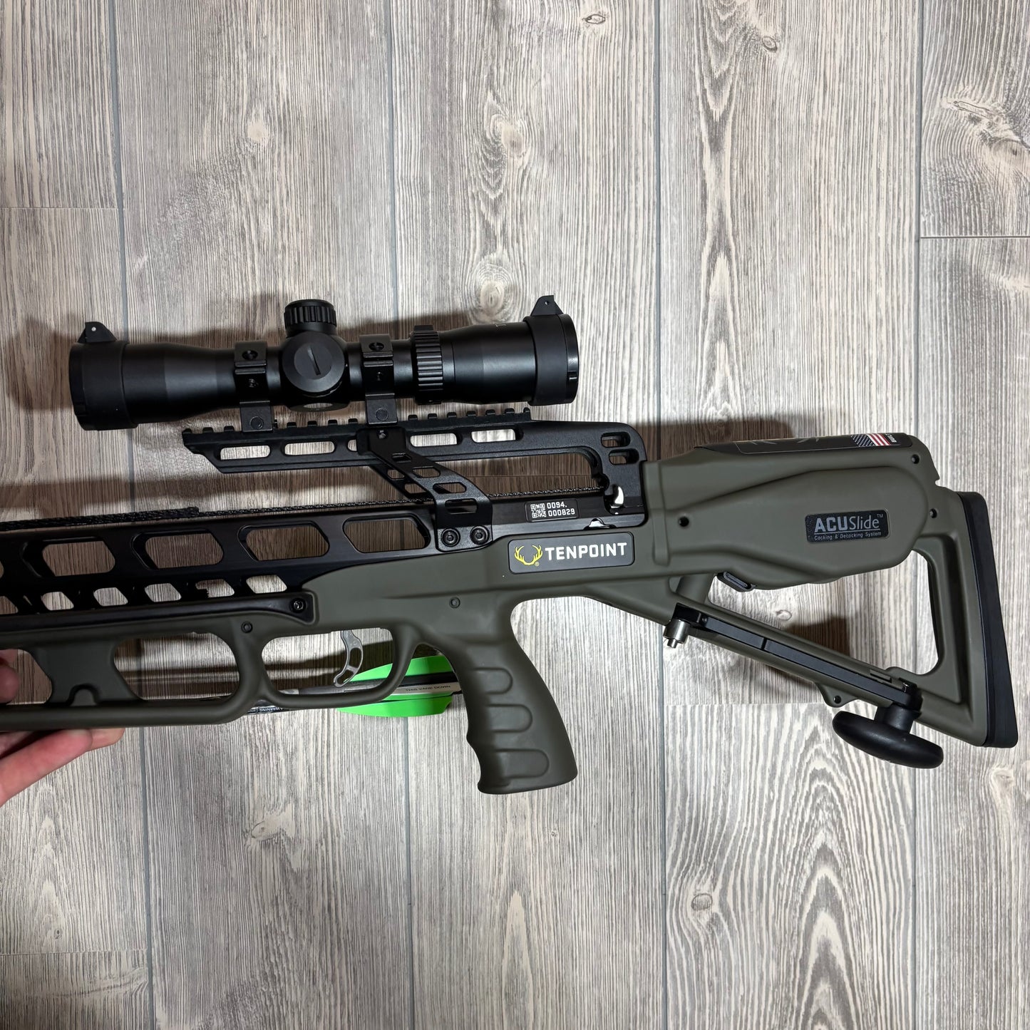 Used Tenpoint Turbo X Moss Green Package