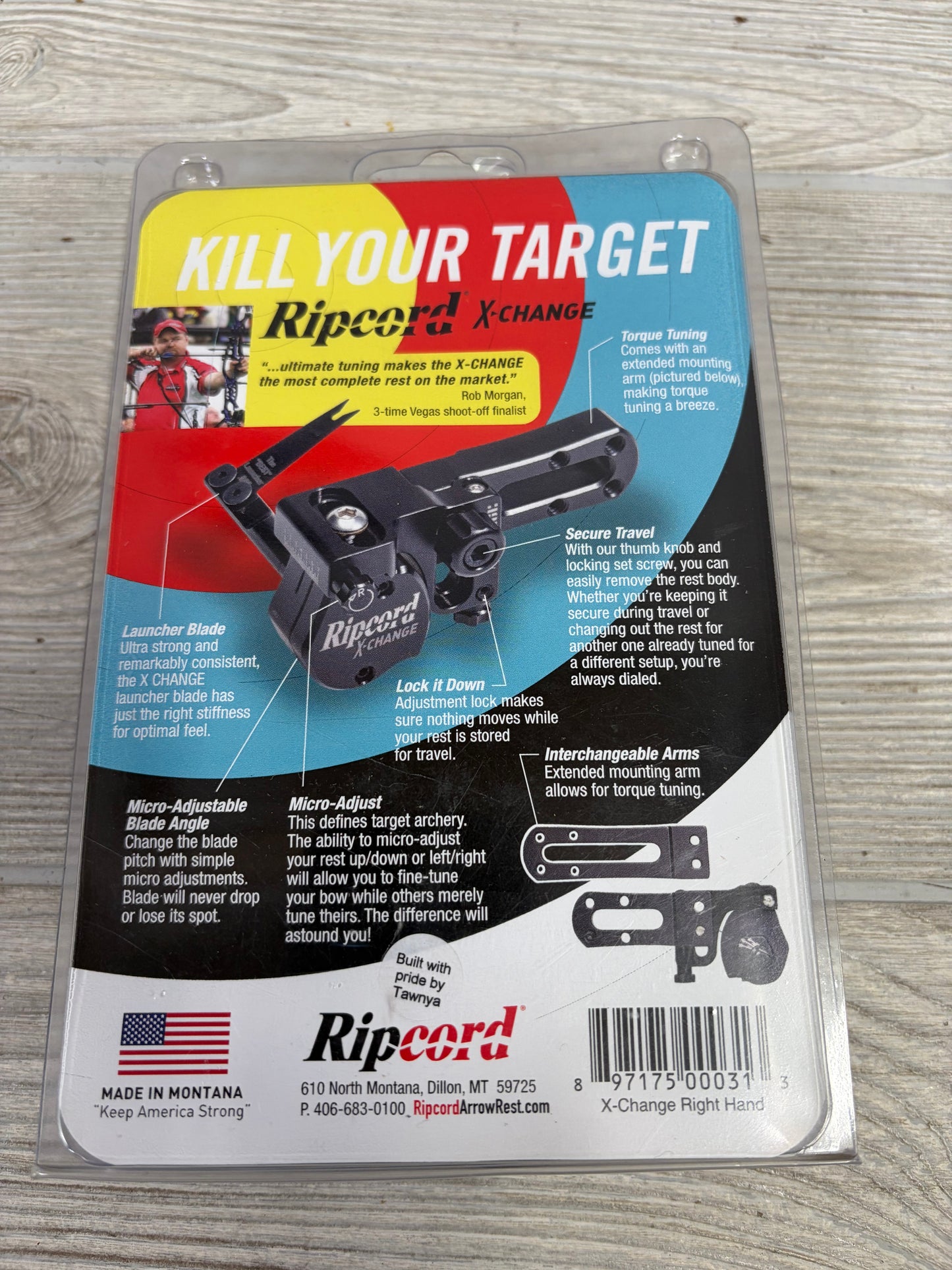 Ripcord X-Change Right Hand Rest