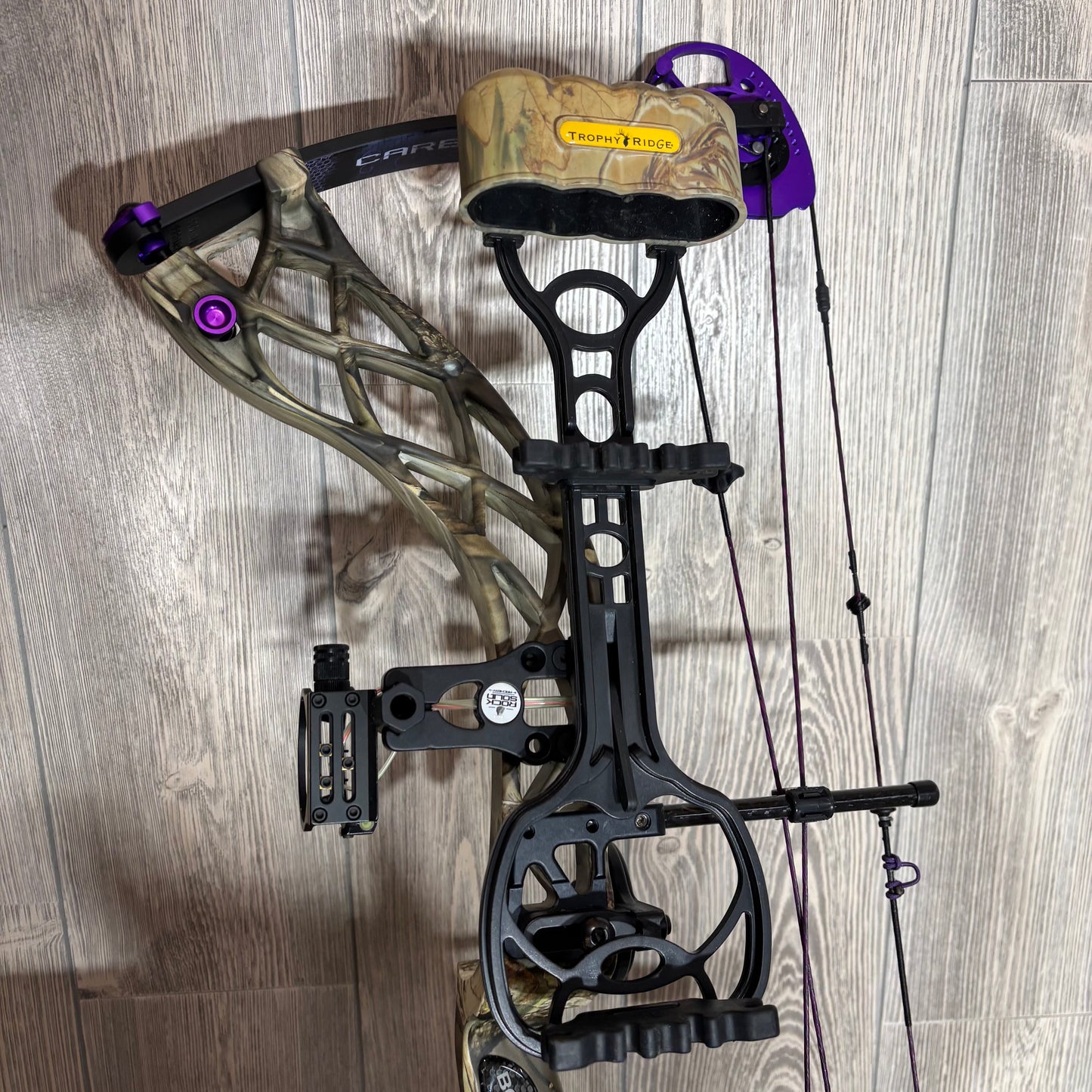 Used Bowtech Carbon Rose Left Handed Bow Package