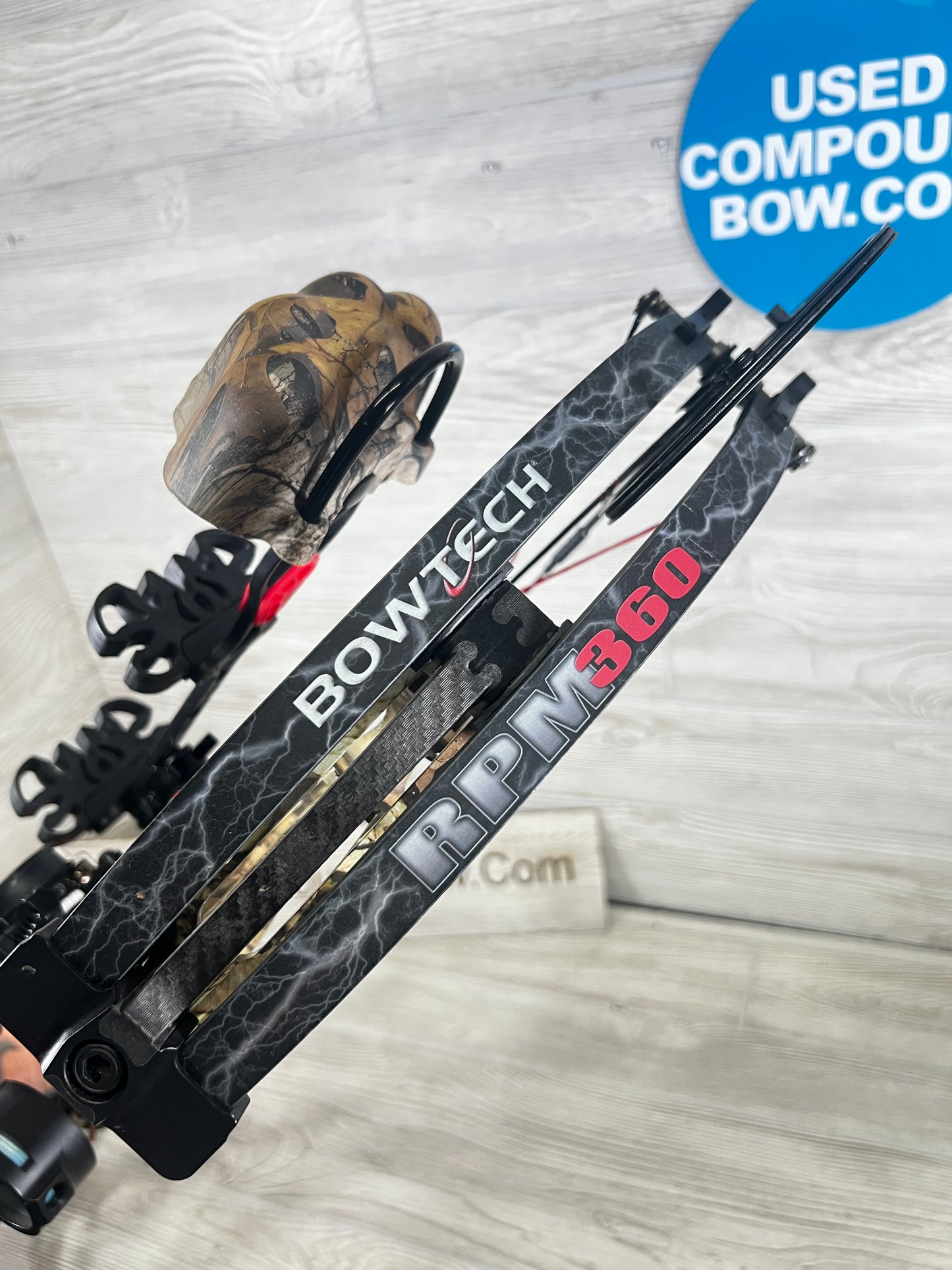Used RH Bowtech RPM 360 Package 29 inch 70Lbs