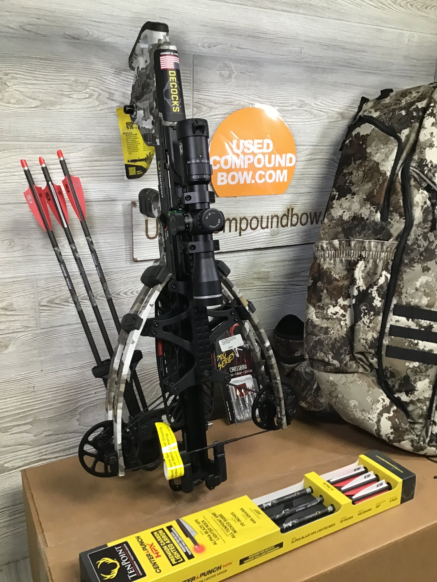 Brand New Tenpoint TRX 515 Package Vektra Camo Package