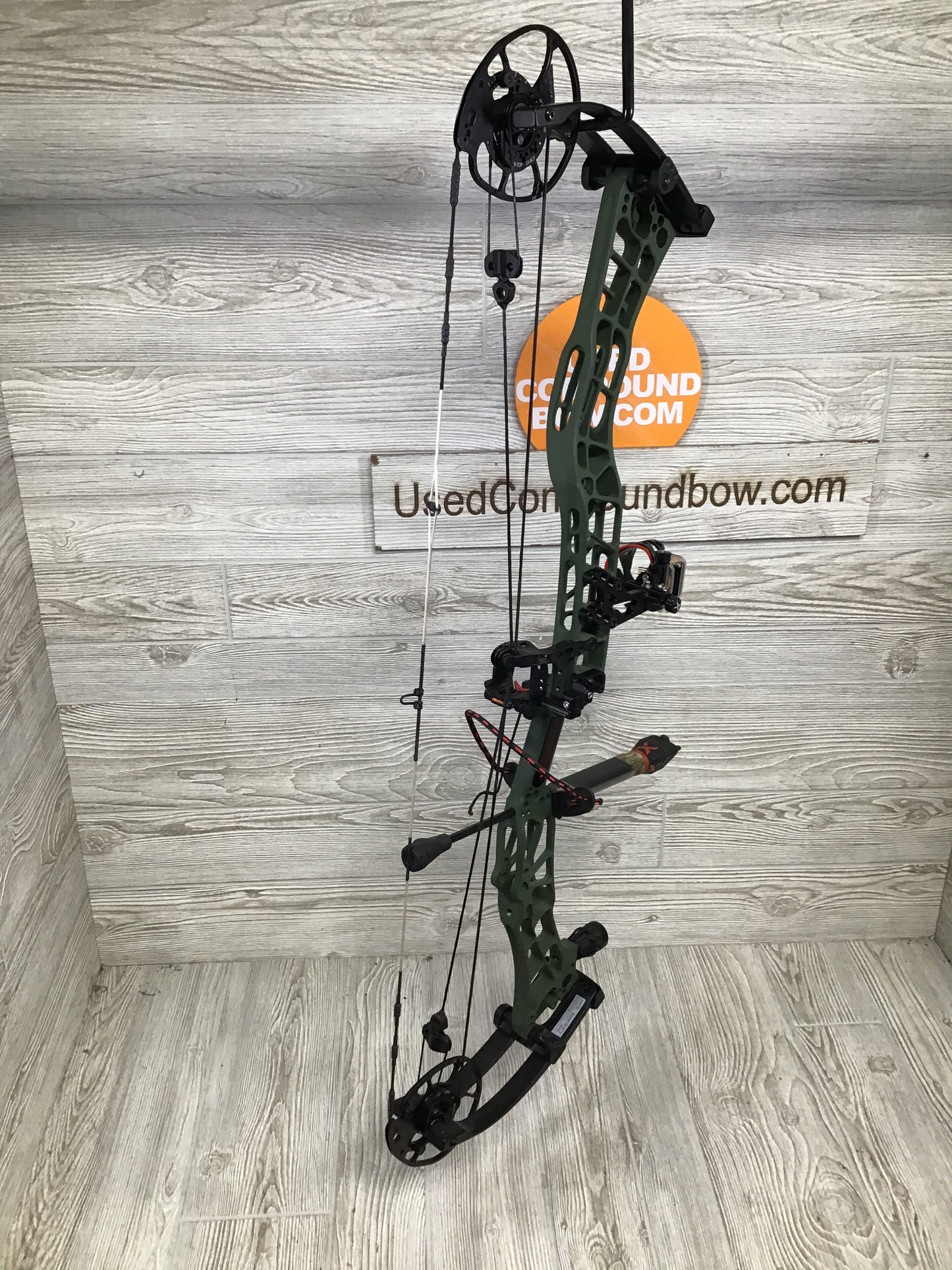 Used Darton Sequel 35 ST2 RH Package 60-70# OD Green and Black W/Speed Mods