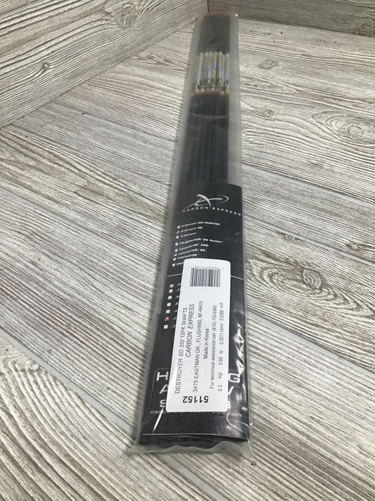 Carbon Express D-Stroyer SD 350 DOZ SHAFTS W/Inserts