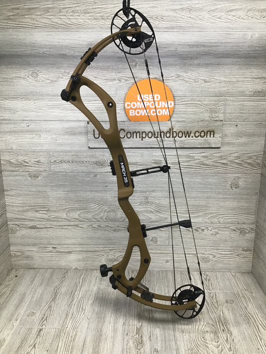 New PSE Mach 35 right hand Clay Brown 60-70# 27-32.5"