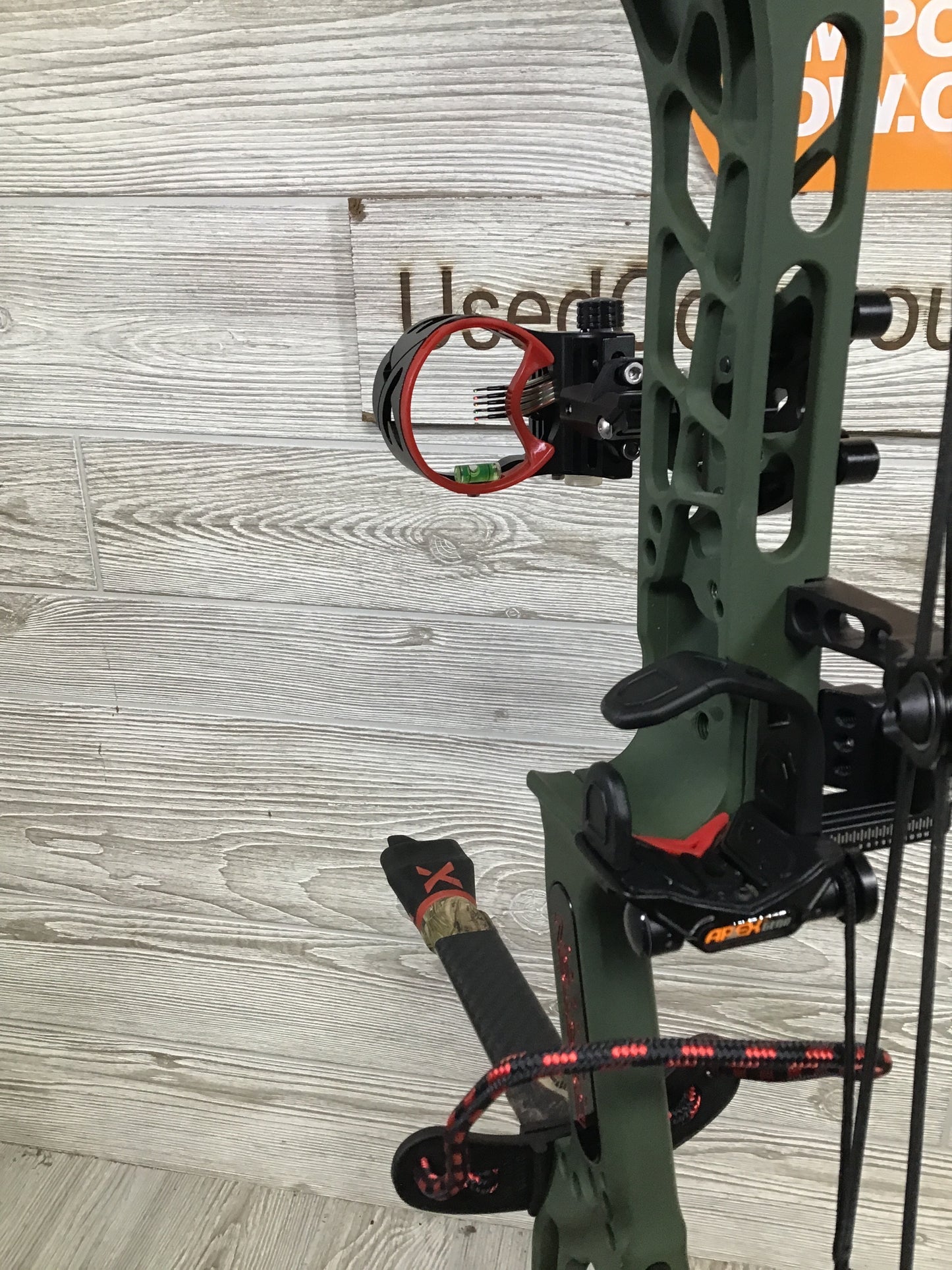 Used Darton Sequel 35 ST2 RH Package 60-70# OD Green and Black W/Speed Mods