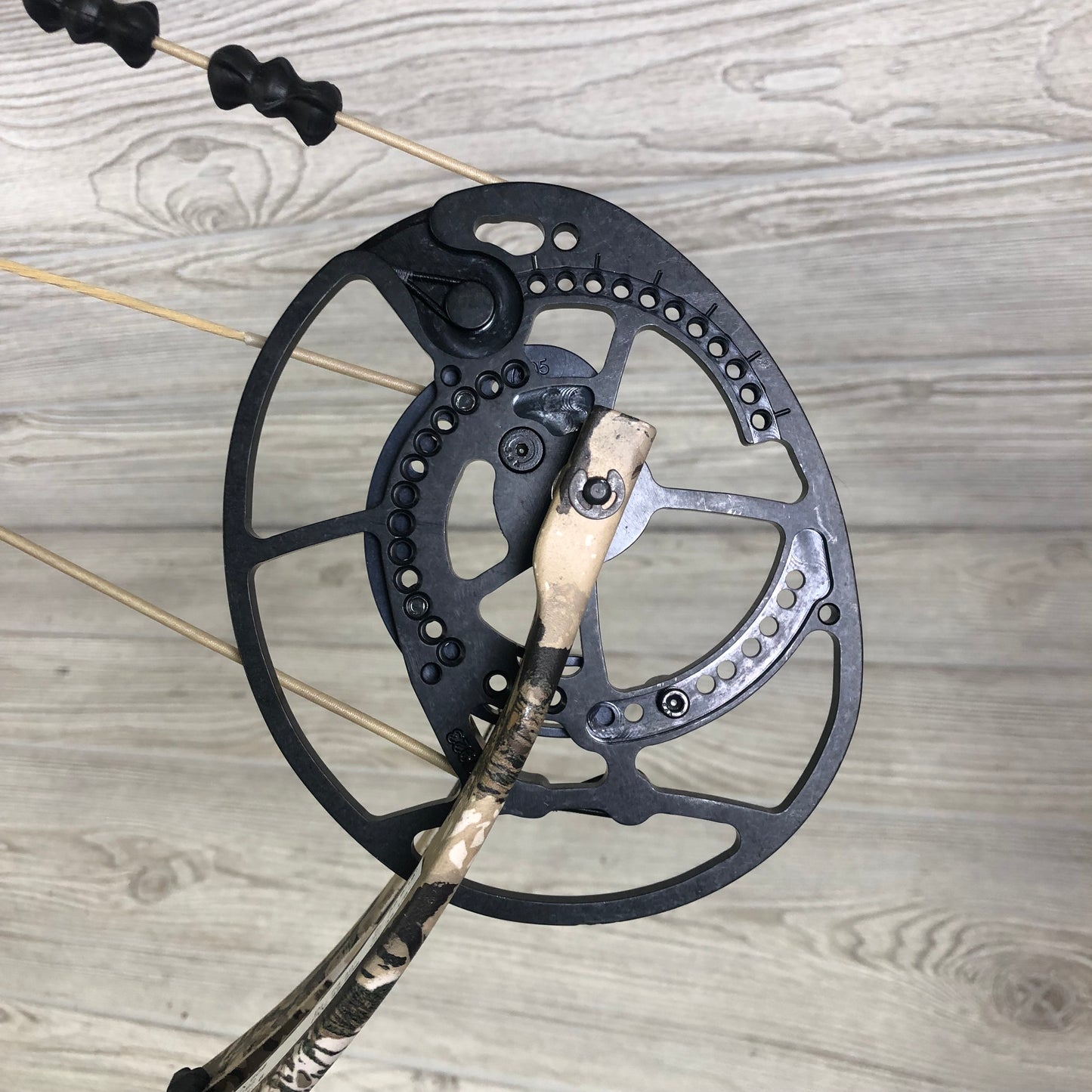 Bear Whitetail Maxx #70 Right hand black riser, camo limbs