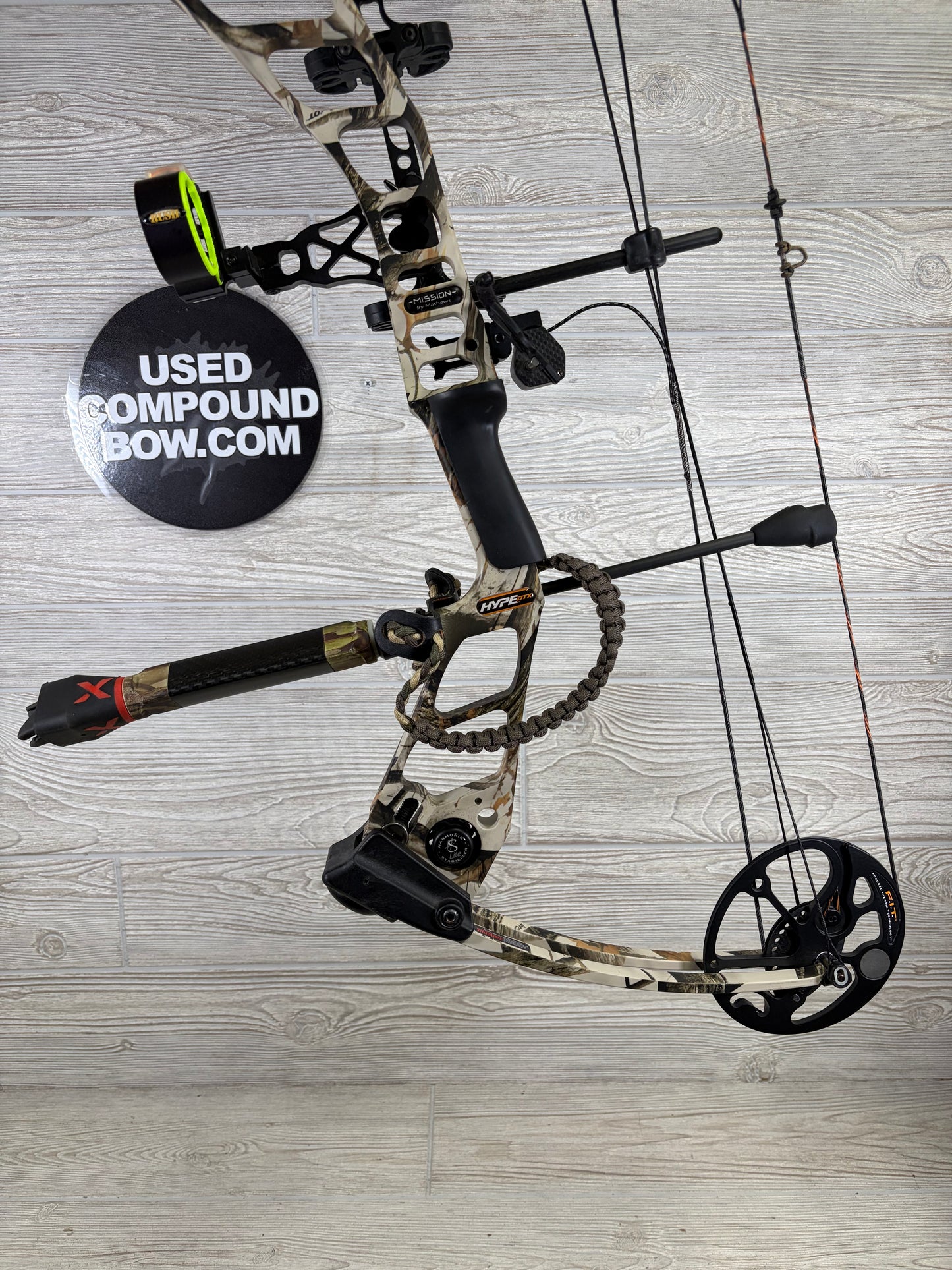 Used Mission Hype DTX Right Hand Camo Bow Pkg
