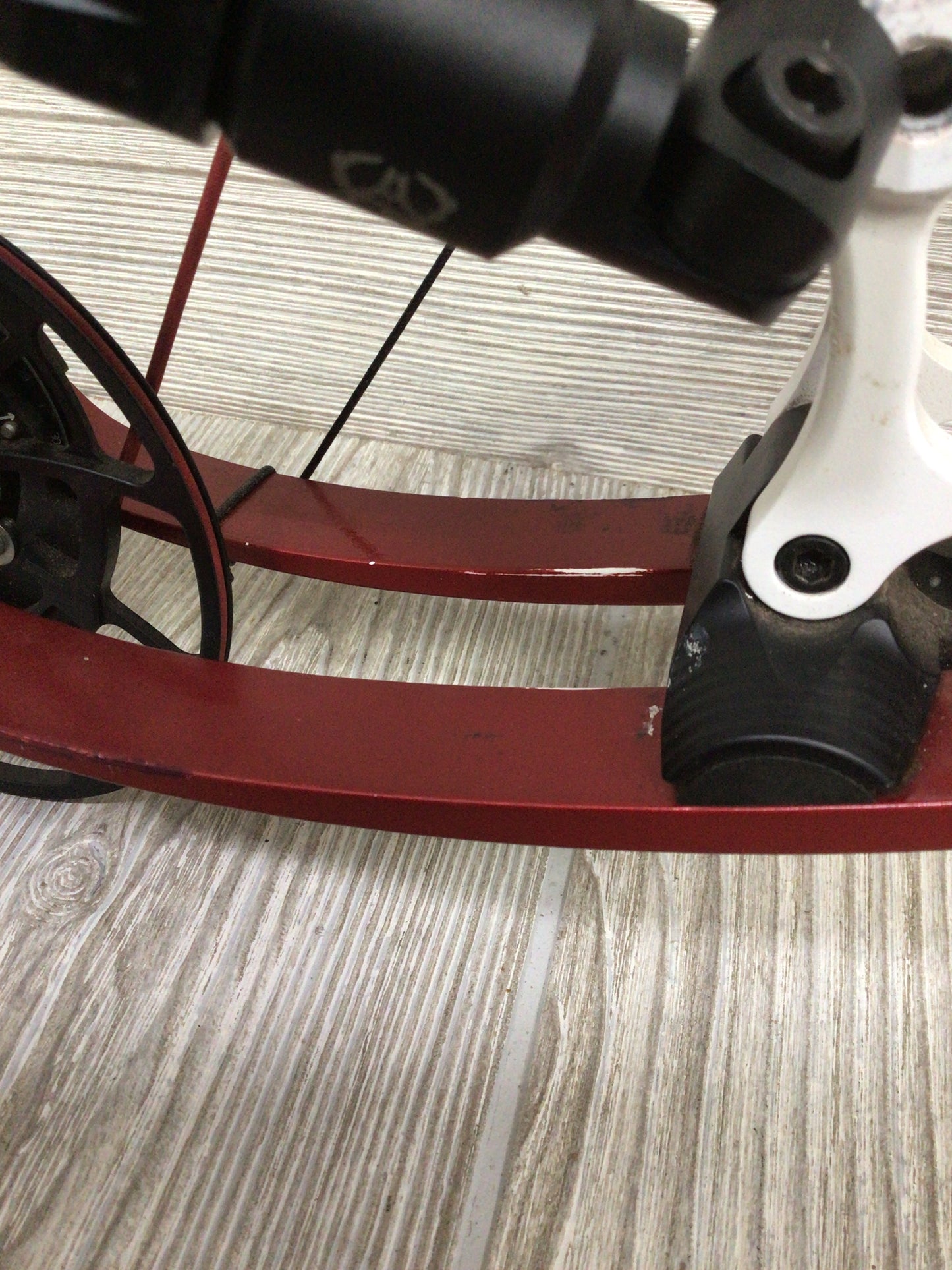 Used Bowtech Reckoning 38 Left Handed white/red limb Target bow