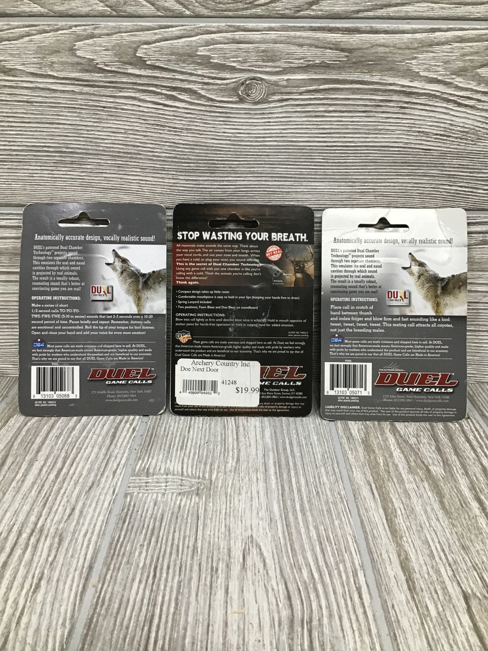 Duel Game Calls 3 Call Bundle - Micro Heat Bleat, Estrus Chirp, Rodent Distress