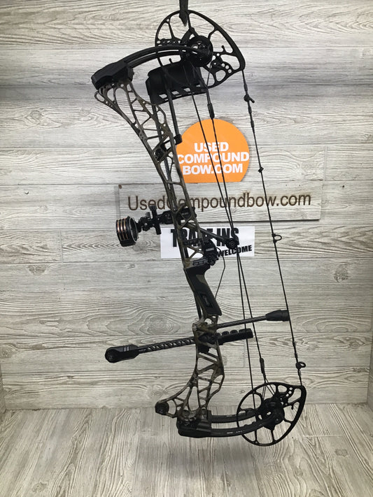 Used Mathews Lift X 29.5 Right Hand Bottomlands riser/Black limbs 28.5/65# LOADED Package