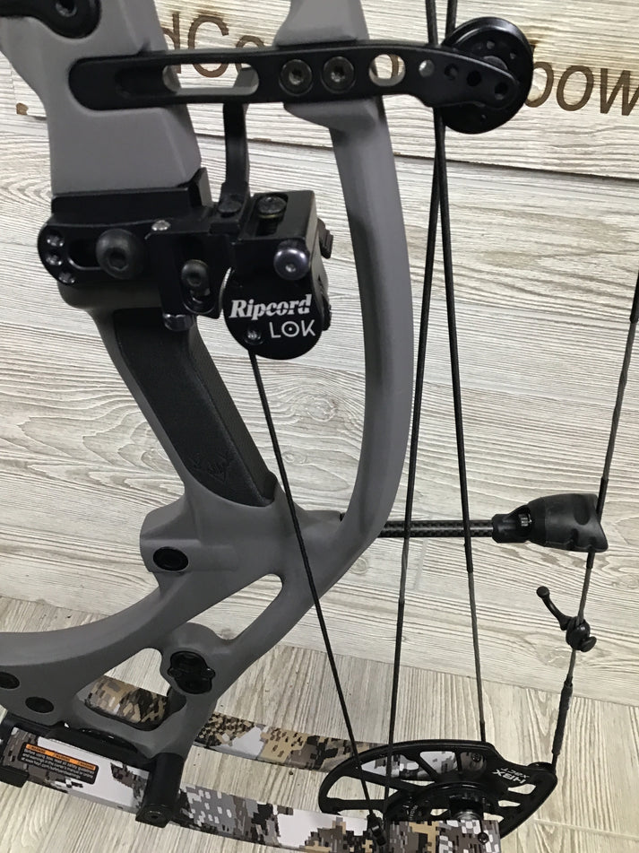Hoyt RX-8 Left Handed Custom 40-50 lb Tombstone Riser - Elevated 2 Lim ...