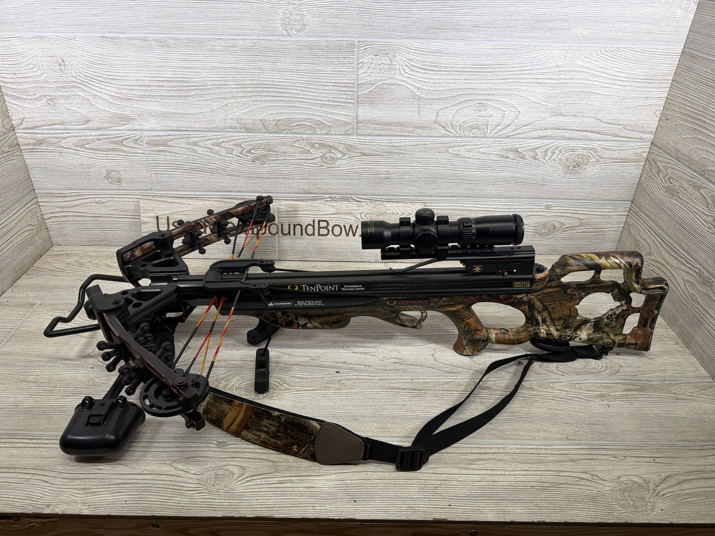 Used Tenpoint Venom HAND DRAW Camo Crossbow
