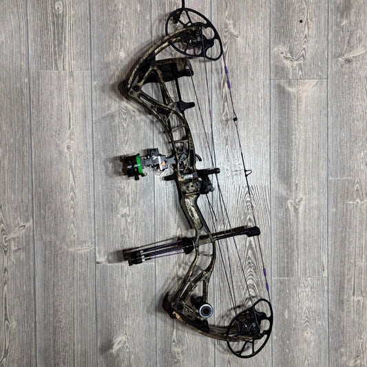Used Bowtech Solution Mossy Oak 70lb Package RH