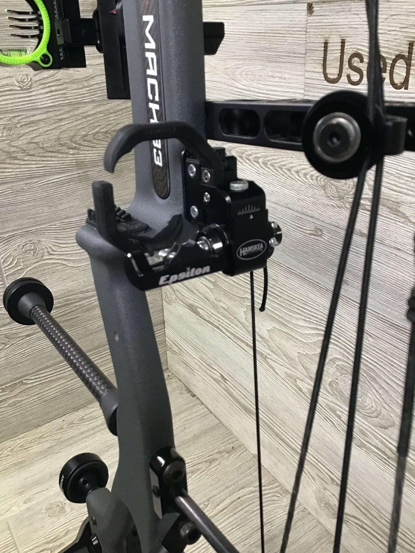 Used PSE Mach 33 DS - FDS Cam  KILLER PACKAGE 25.5-31" 60-70lbs RH Charcoal
