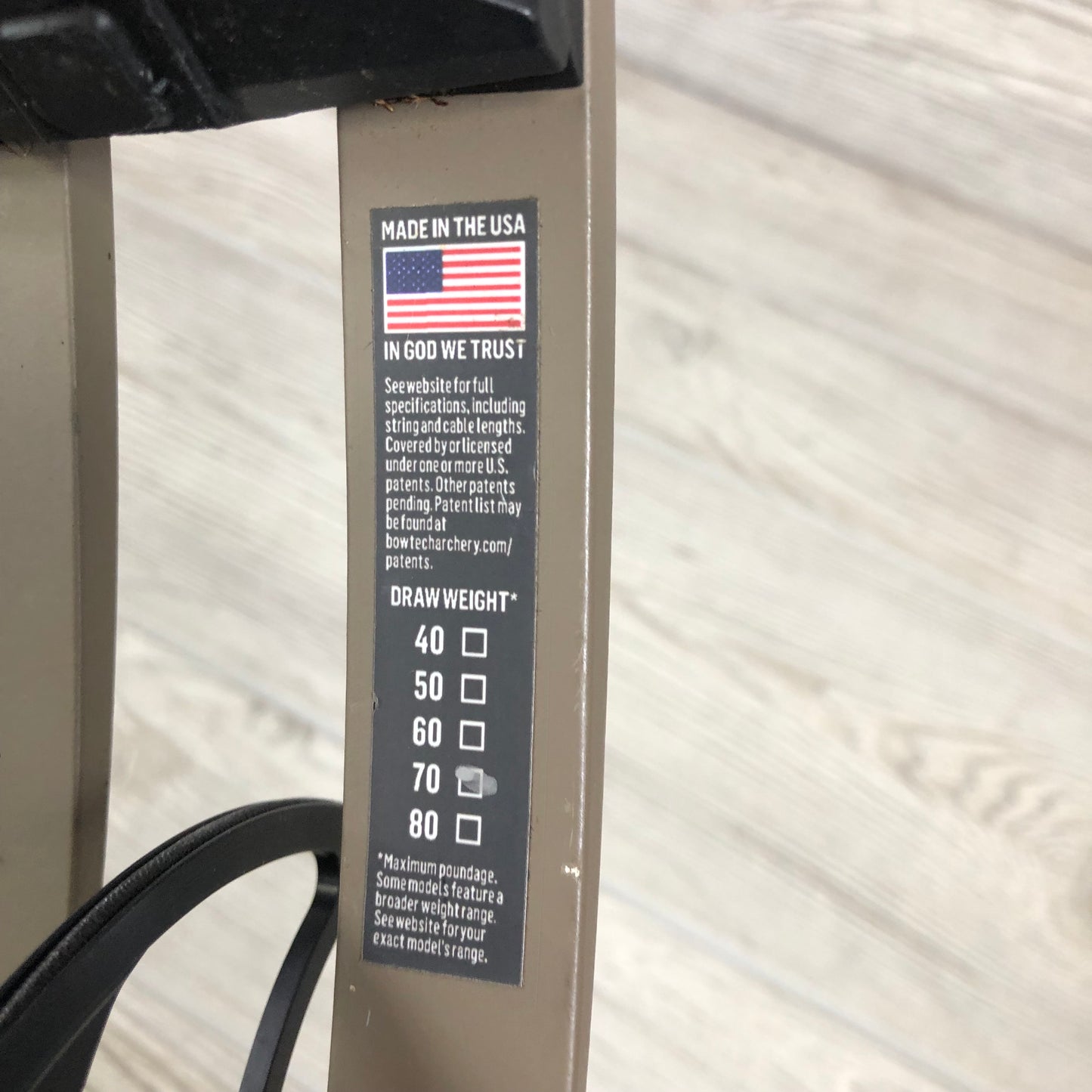 Used Bowtech SR350 FDE right hand package