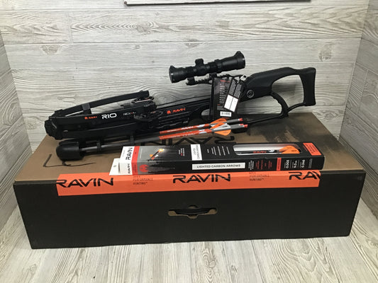 BRAND NEW Ravin R10 crossbow package R014 NEW IN BOX with EXTRA 3 pack of lighted bolts
